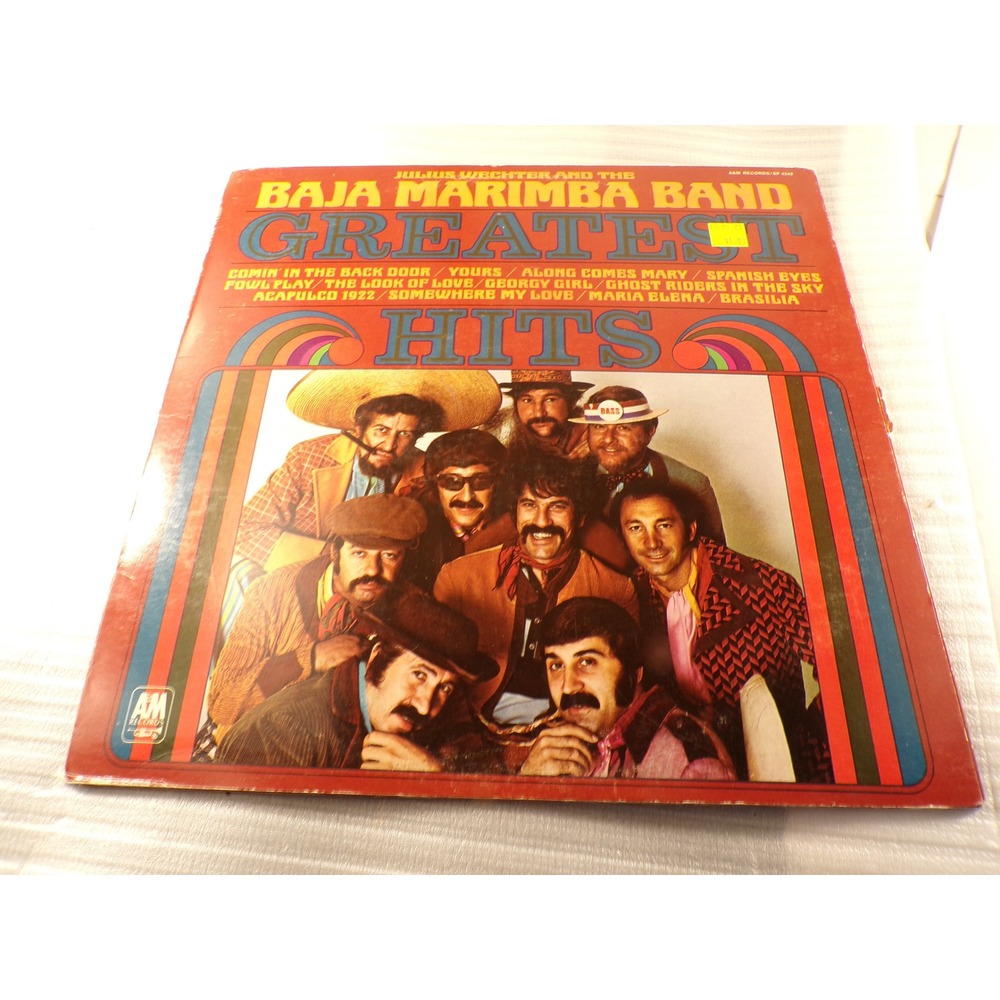 Julius Wechter Baja Marimba Band Greatest Hits Vinyl LP A&M SP 4248 Jazz Pop